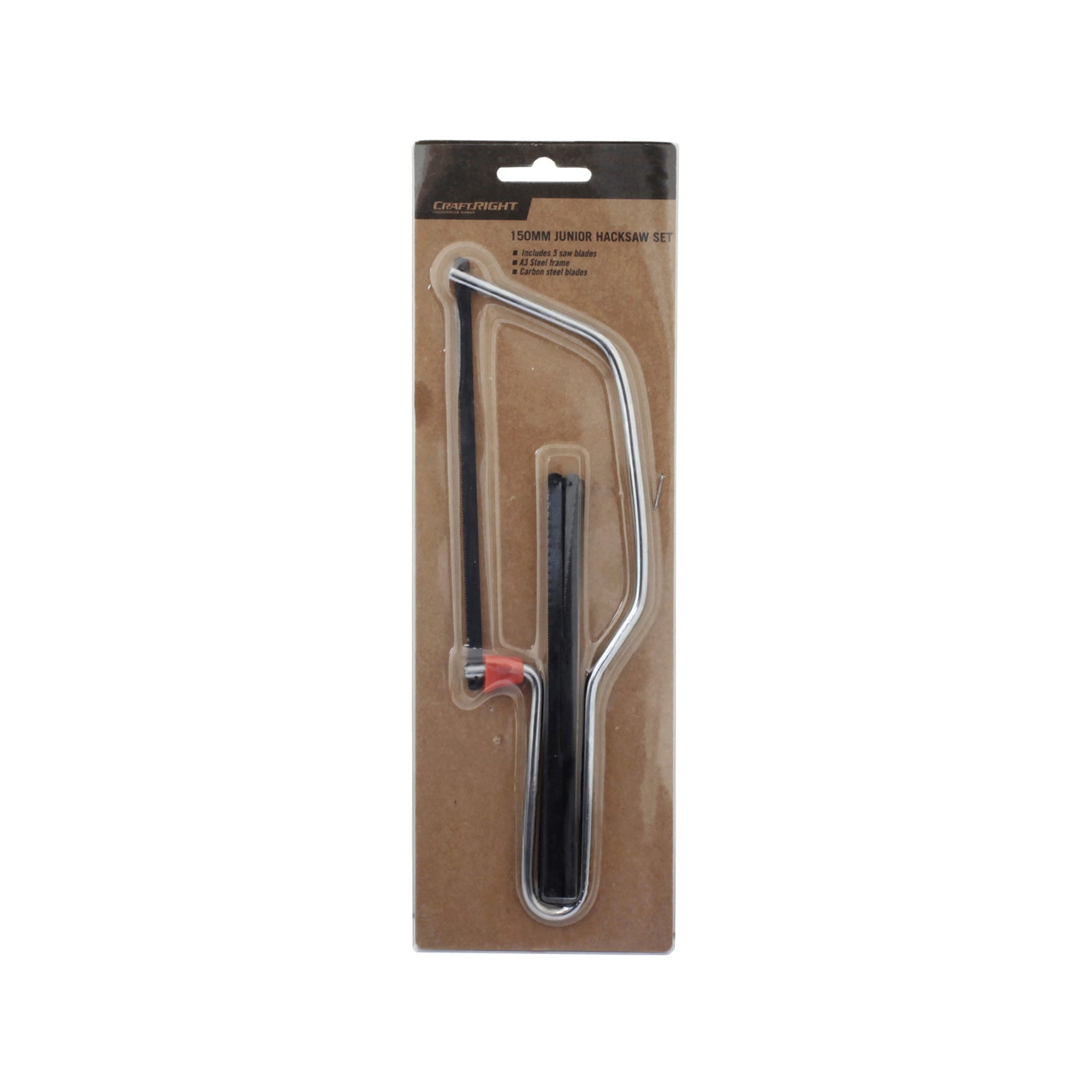 Craftright 150mm Junior Hacksaw with 5 Blades, Steel