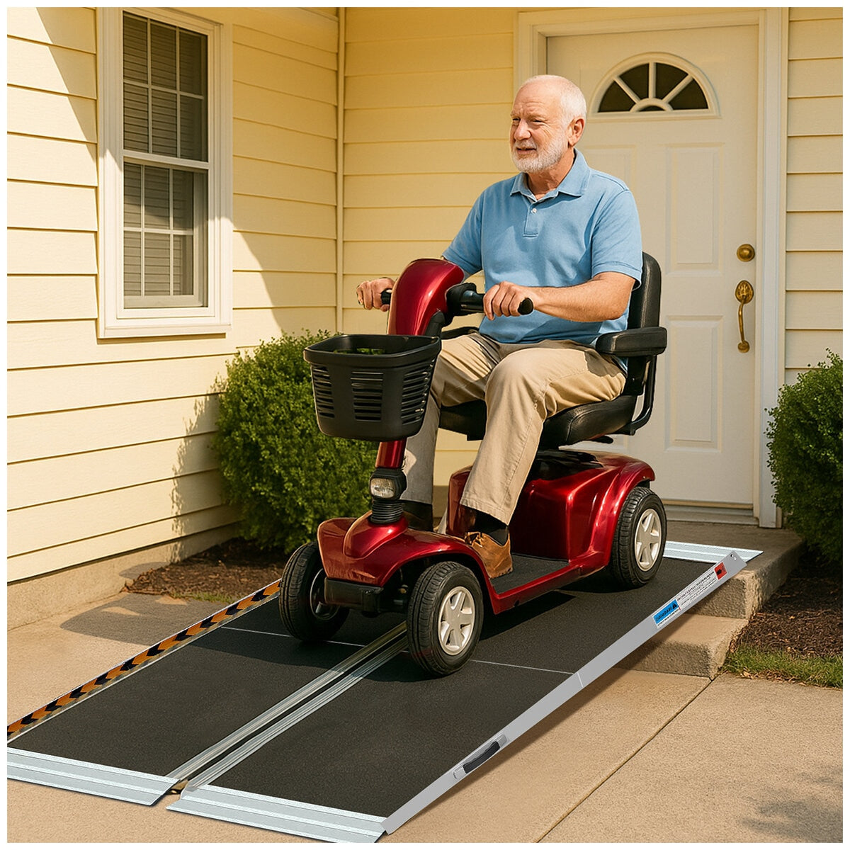 Altus Aluminium Portable Wheelchair Ramp 183 cm