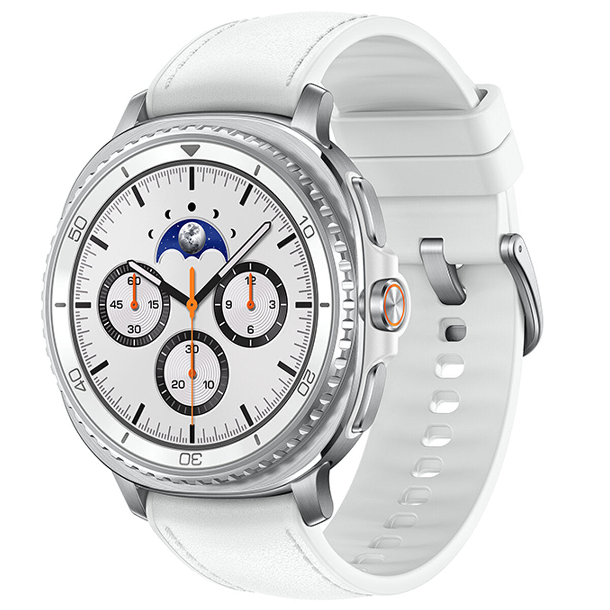 Samsung Galaxy Watch 8 Classic LTE 46mm White with Rotating Bezel, Quick Button, AI Voice Assistant, Personalised Coaching - SuperSaverAU - view 2