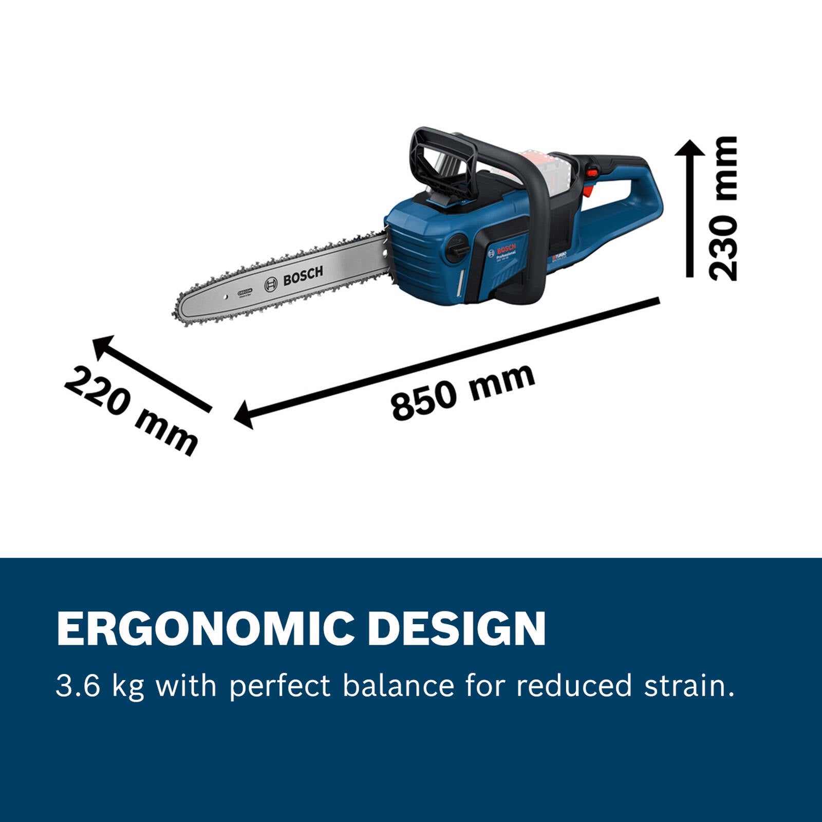 Bosch 18V Cordless 40cm Chainsaw GKE 18V-40 w/ OptiCut - Skin Only