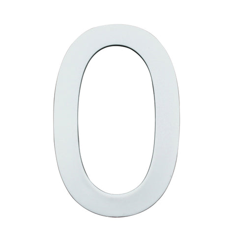 Sandleford 90mm Glow In The Dark Acrylic House Number 0 - Weather Resistant