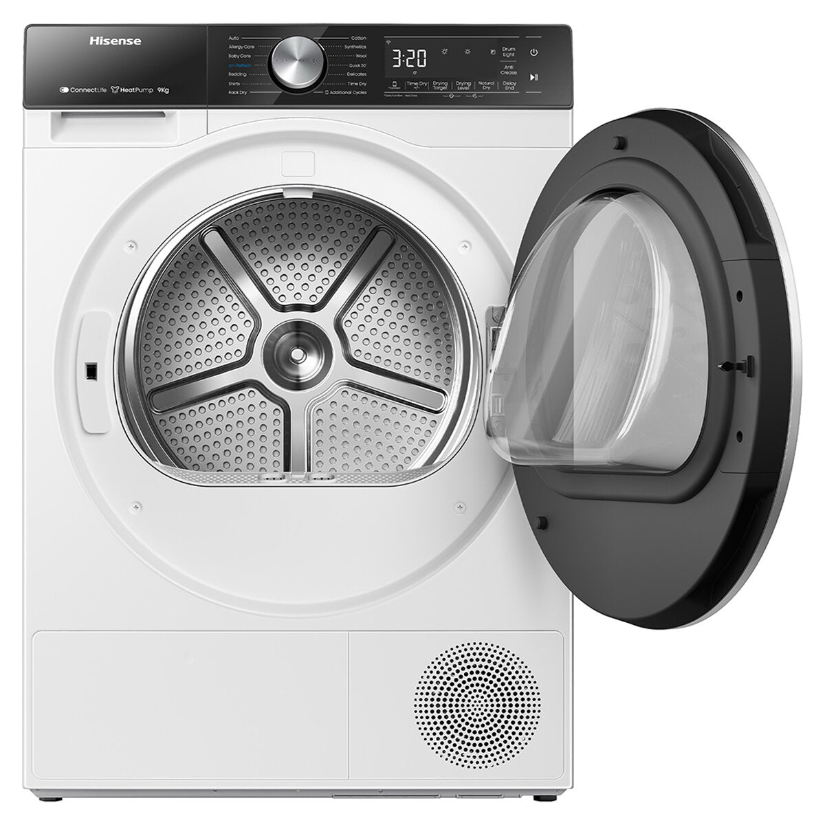 Hisense 9kg Heat Pump Dryer HDF5S90H, 9-Star, Wi-Fi, Quick Dry, Ion Refresh - SuperSaverAU - view 4