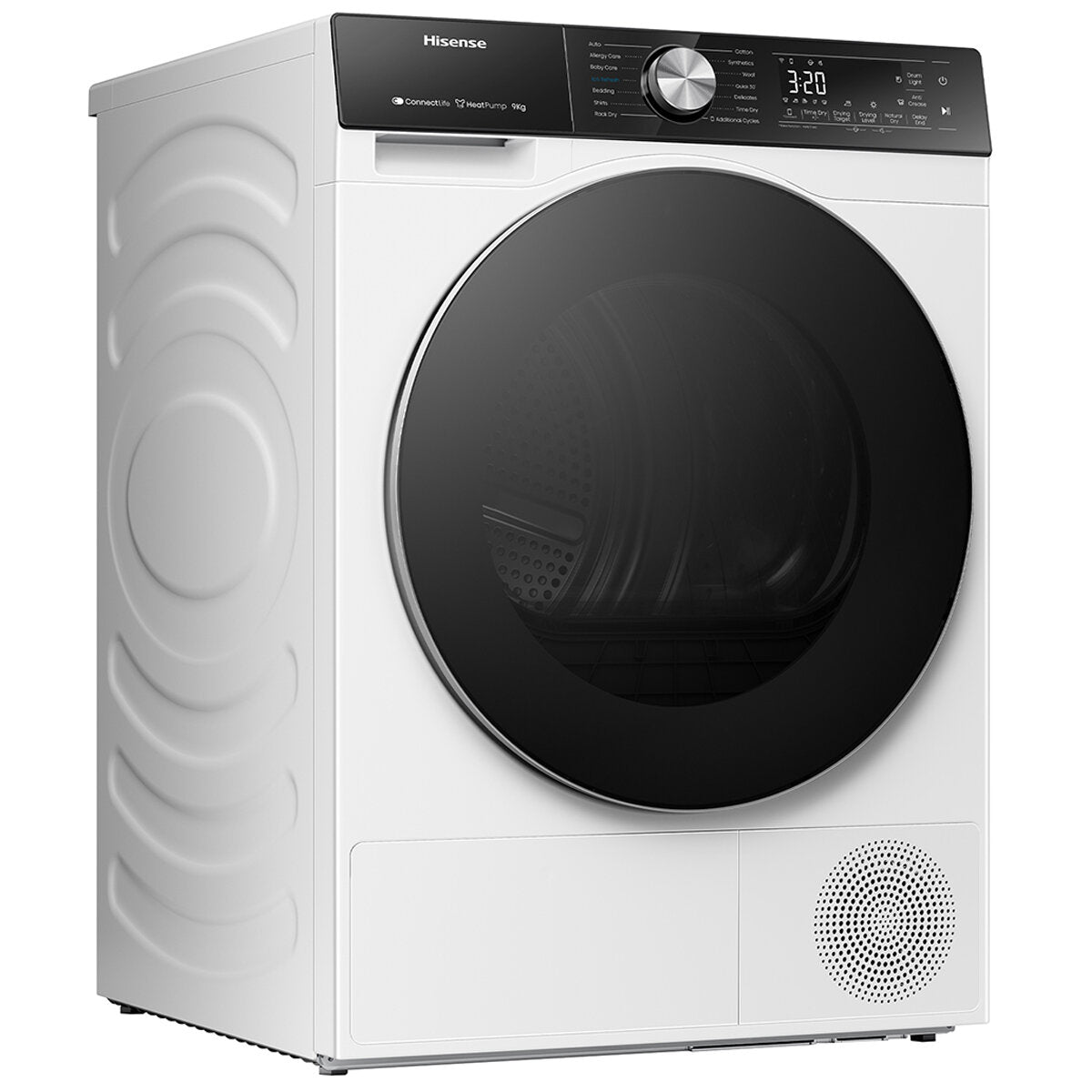 Hisense 9kg Heat Pump Dryer HDF5S90H, 9-Star, Wi-Fi, Quick Dry, Ion Refresh - SuperSaverAU - view 3