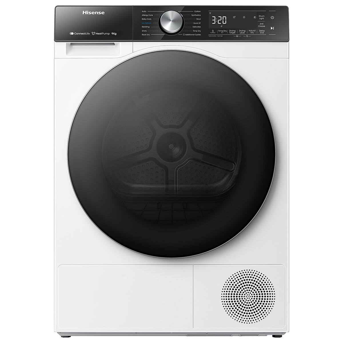 Hisense 9kg Heat Pump Dryer HDF5S90H, 9-Star, Wi-Fi, Quick Dry, Ion Refresh - SuperSaverAU - view 1