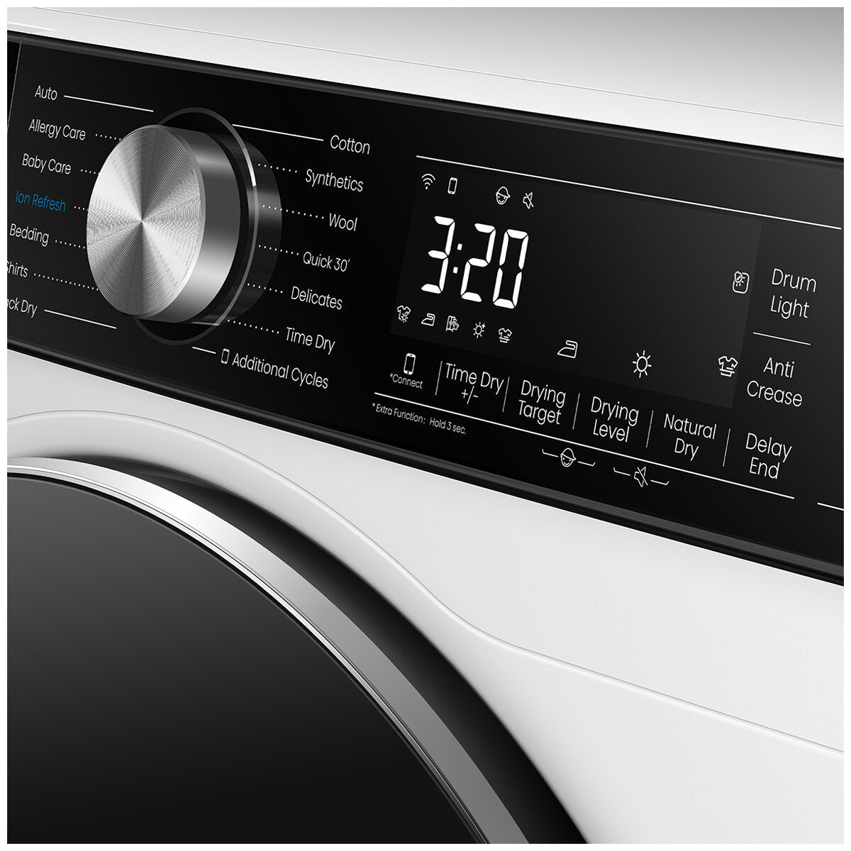 Hisense 9kg Heat Pump Dryer HDF5S90H, 9-Star, Wi-Fi, Quick Dry, Ion Refresh - SuperSaverAU - view 9
