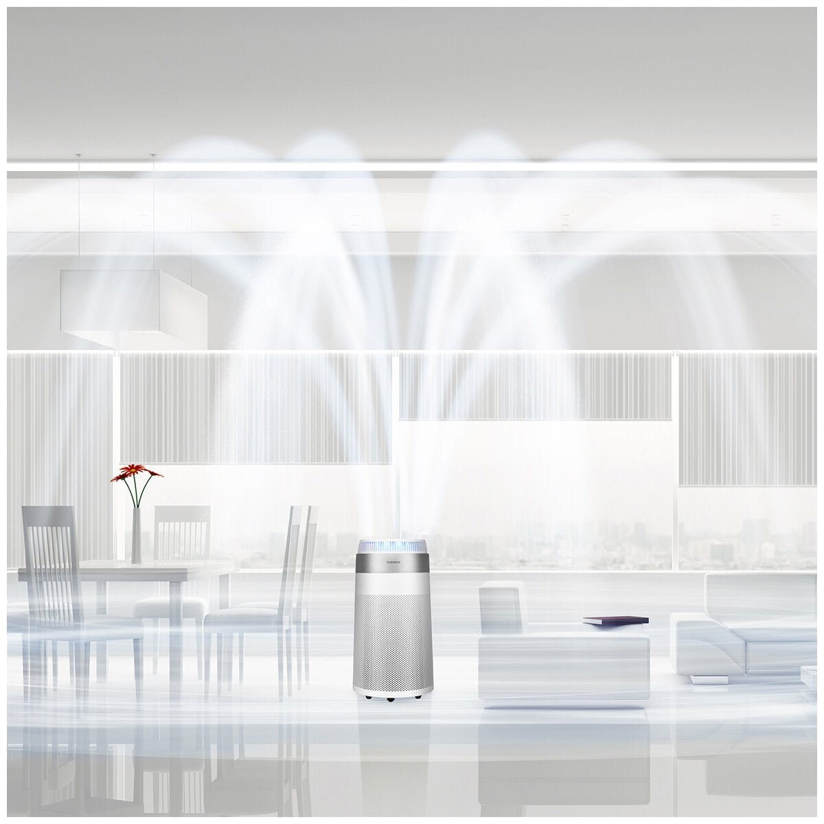 Cuckoo H14 True HEPA Large Room Air Purifier CAC-D2020FW | Extensive Coverage, Air Quality Monitoring, Filtration Efficiency, Versatile Modes - SuperSaverAU - view 4