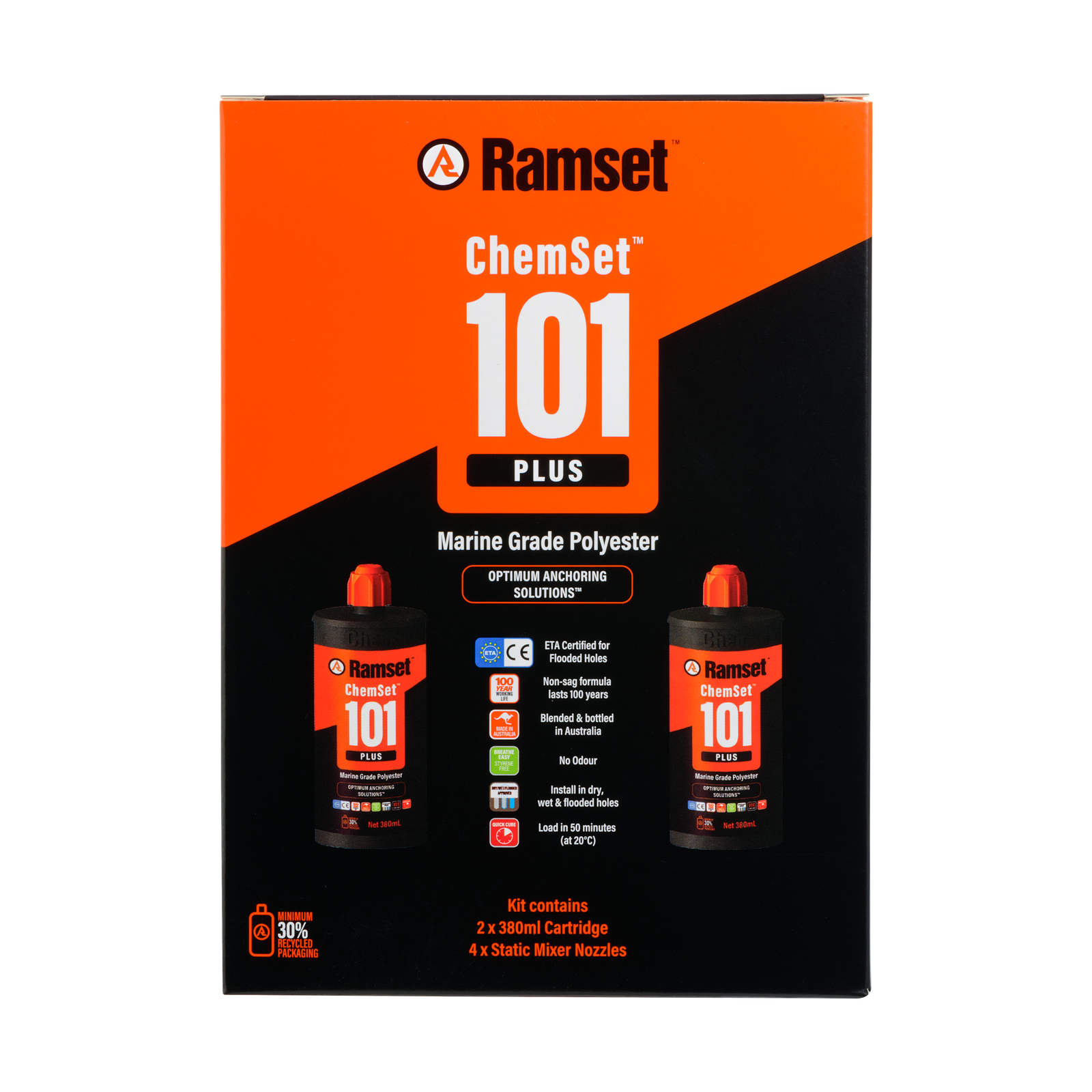Ramset ChemSet 101 Polyester Chemical Anchoring Injection Kit