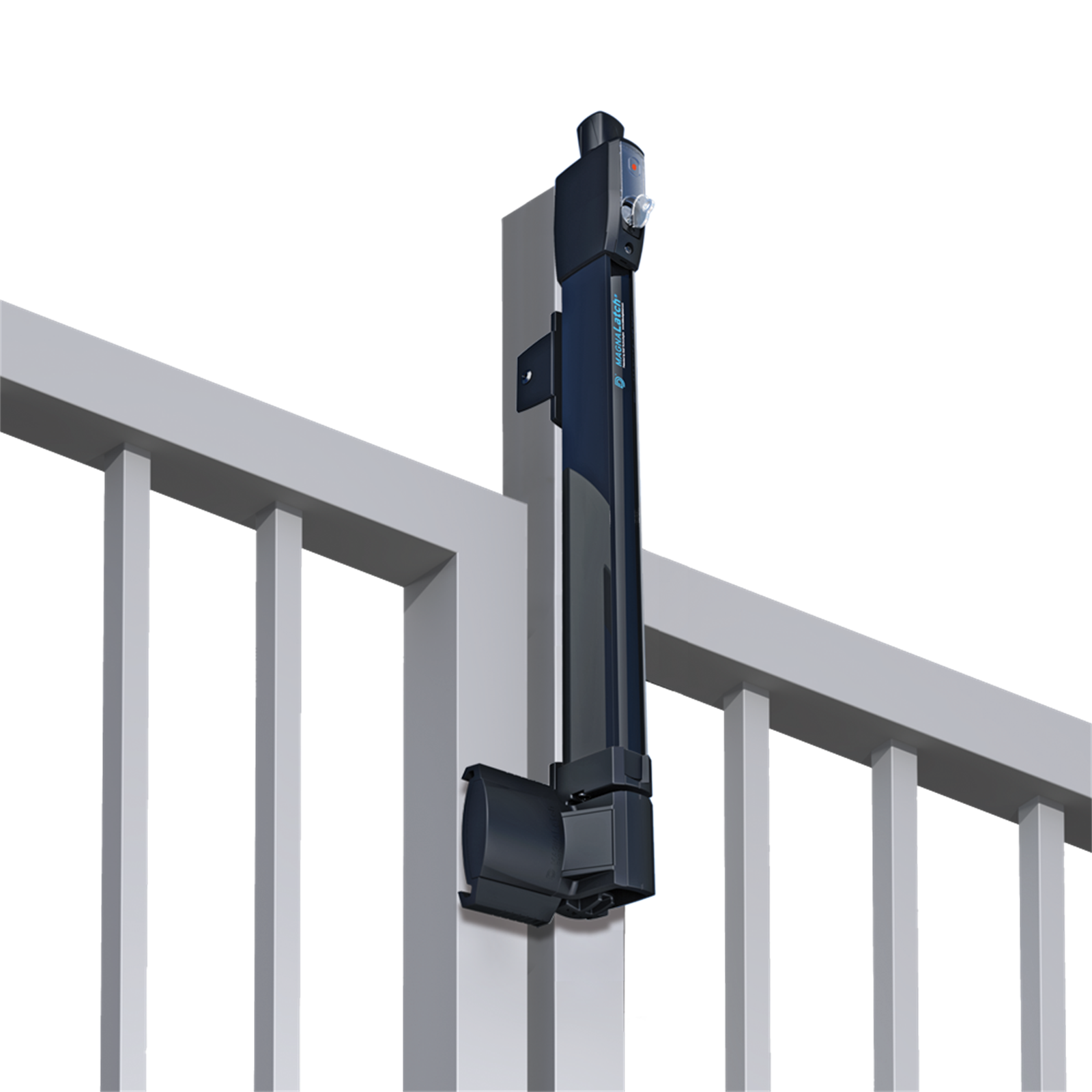 MagnaLatch Top Pull Series 3 Engineered Polymer Pool and Child Safety Gate Latch-Lock Black