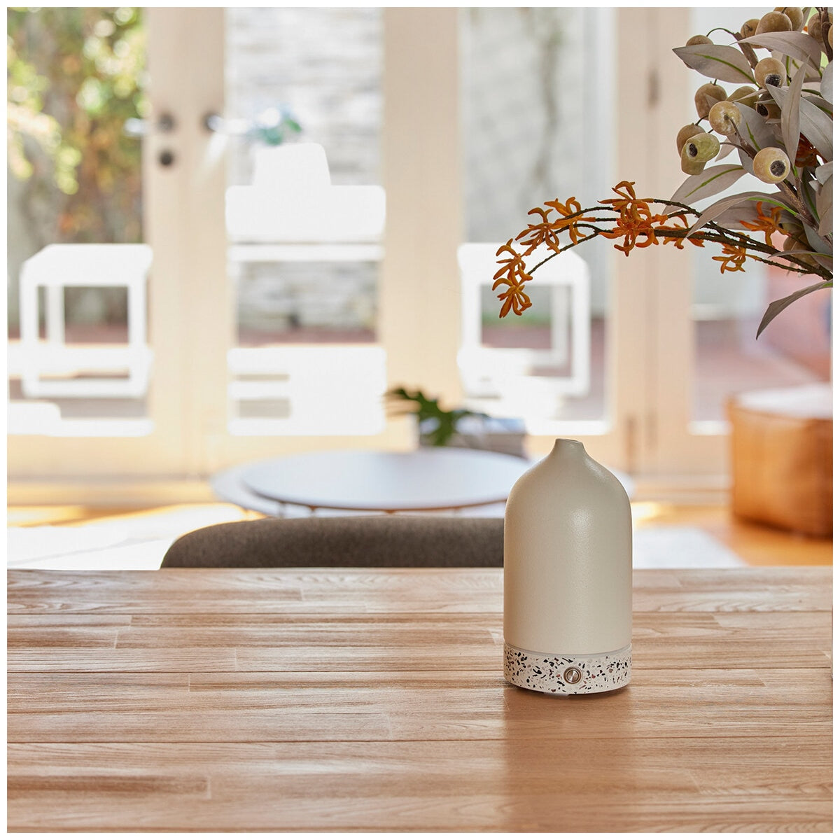 Ellia Pure Aroma Diffuser 100ml - Ultrasonic, 7-Hour Runtime, White Ceramic - SuperSaverAU - view 2