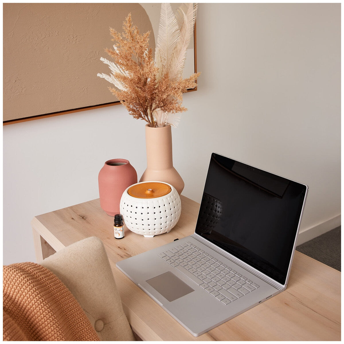 Ellia Ultrasonic Wi-Fi Diffuser 200ml White - App Control, Colour Changing Light - SuperSaverAU - view 5