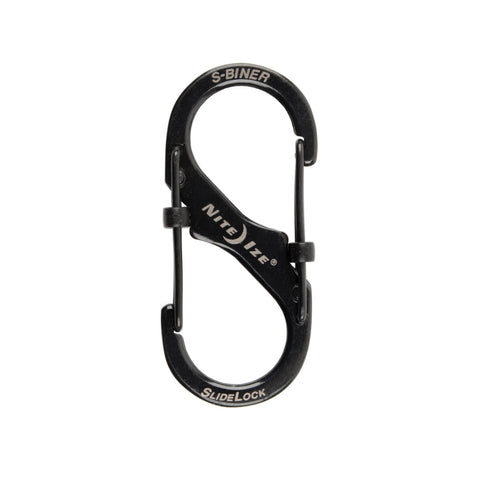 Nite Ize No 2 Black S-Biner SlideLock 50 x 22mm