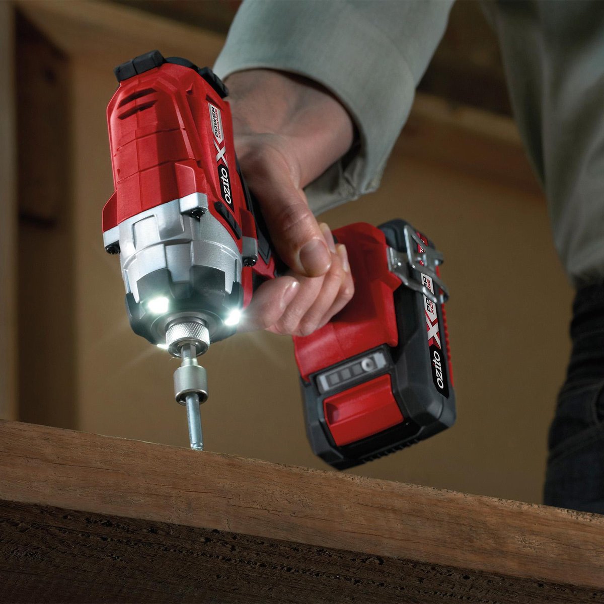 Ozito Cordless Compact Drill & Impact Driver Kit - 18V - Plastic - DIY Use - SuperSaverAU - view 2