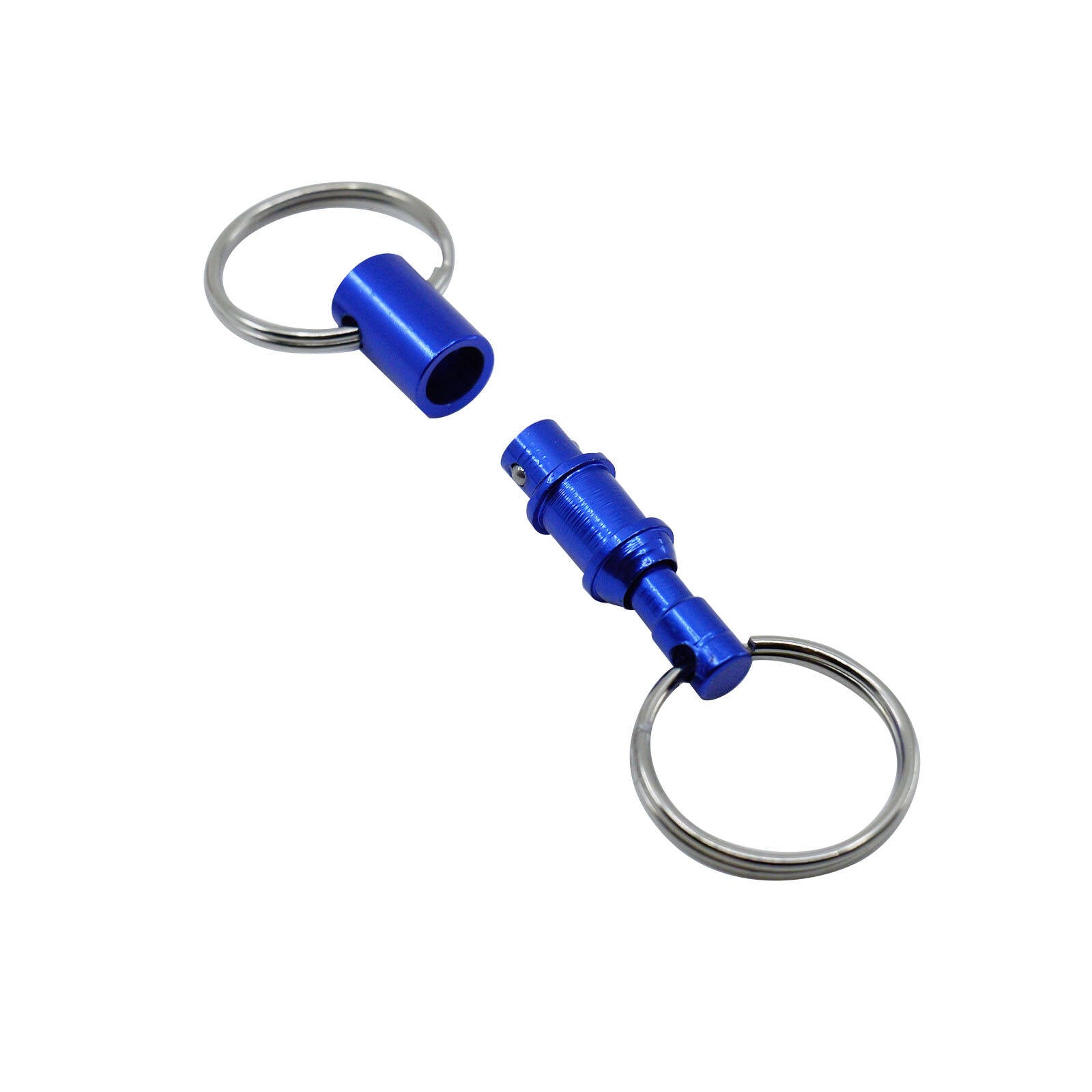 Key Essentials Nickel Plated Brass Pull Apart Key Holder Key Ring