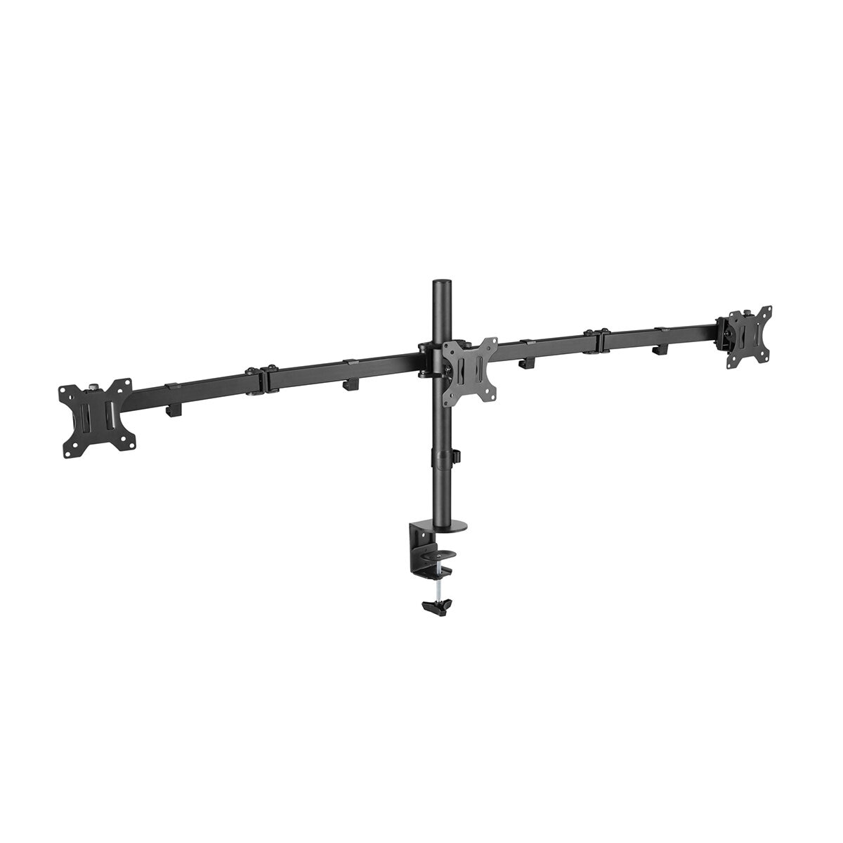 mbeat Activiva Triple-Screen Monitor Arm for 13-27 inch Screens, Steel, Clamp/Grommet - SuperSaverAU - view 3
