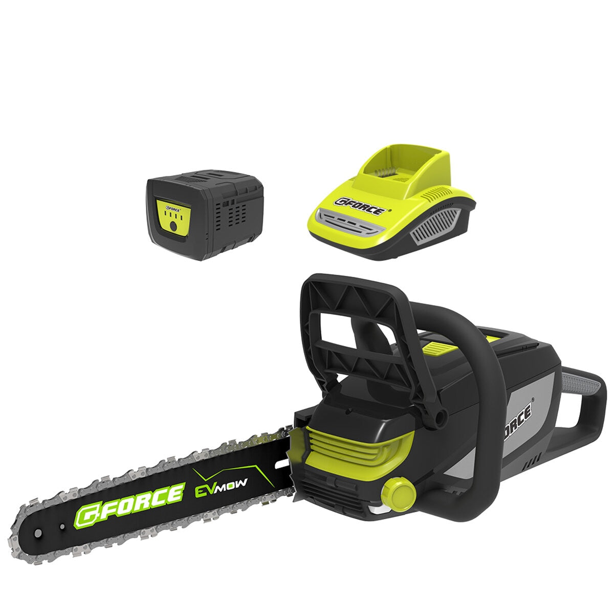 G Force 60V Brushless Chainsaw Kit EV CS1K, 1500W Motor, 400mm Bar, Battery Included - SuperSaverAU - view 1