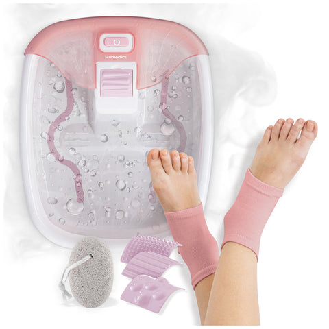Homedics Bubble Bliss Deluxe Foot Spa FB-54-AU with Heat, Massage & Attachments - SuperSaverAU - view 1
