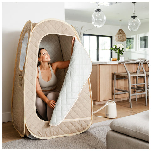 Homedics Portable Steam Sauna SP-SN300-AU, Compact, Collapsible, Indoor/Outdoor Use - SuperSaverAU - view 1