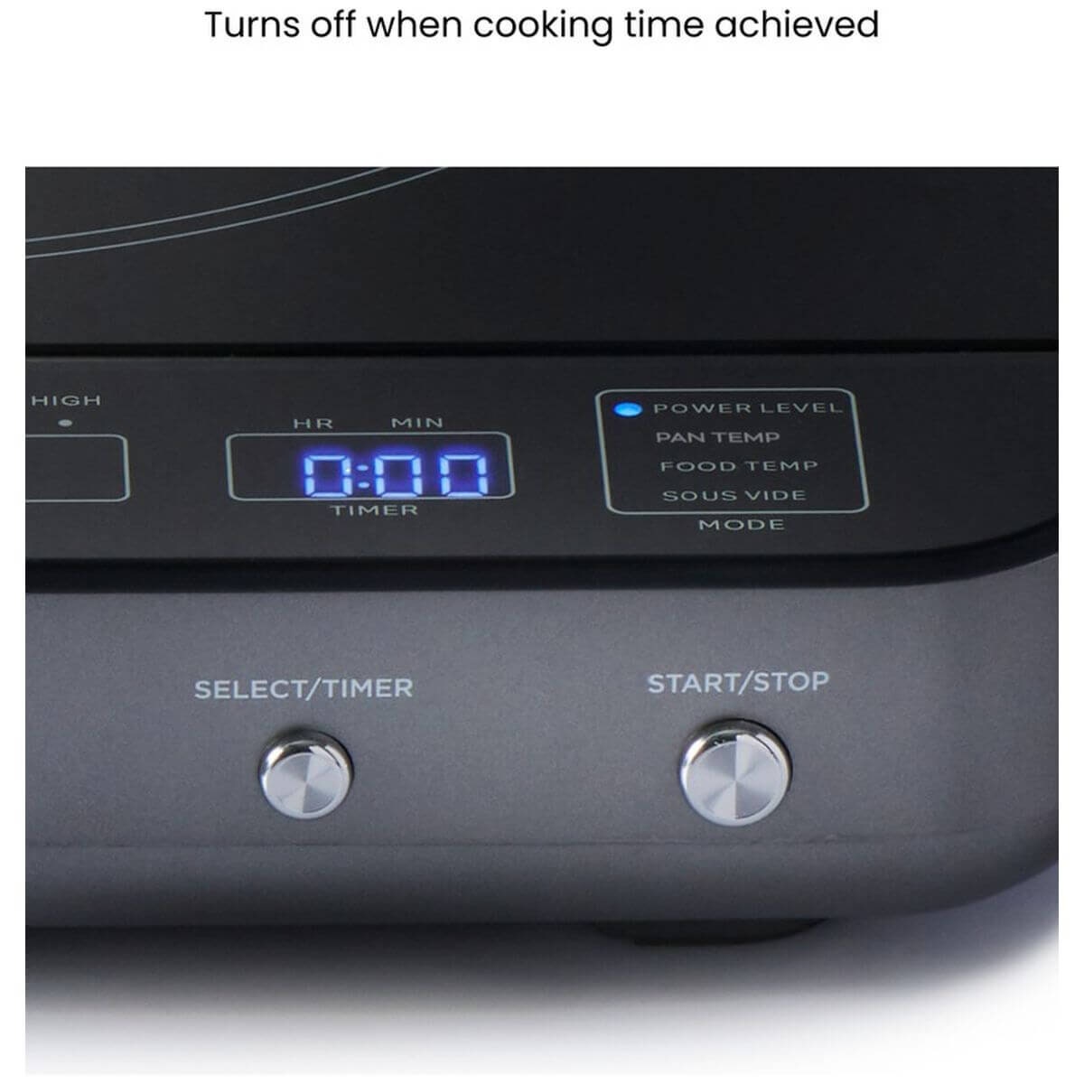 Durapres Inducto Go portable induction cooktop - 18 temperature settings, four heating modes - DPDIH700