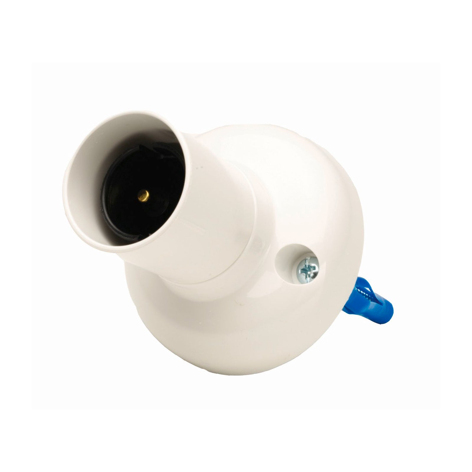 HPM Bayonet B22 Batten Holder with Anchor Plugs, 68mm Base 240V White CD366LYWE