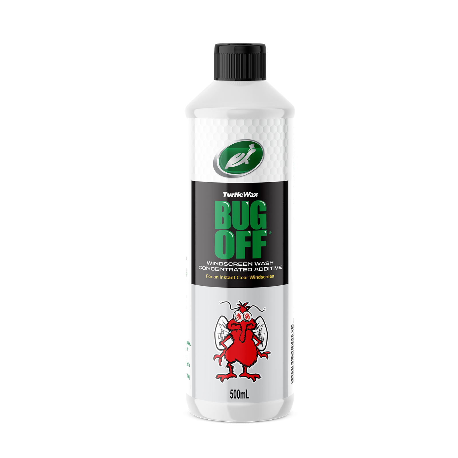Turtle Wax 500ml Bug Off Windscreen Wash Concentrate, Low Foaming