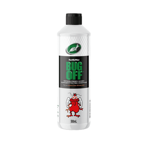 Turtle Wax 500ml Bug Off Windscreen Wash Concentrate, Low Foaming