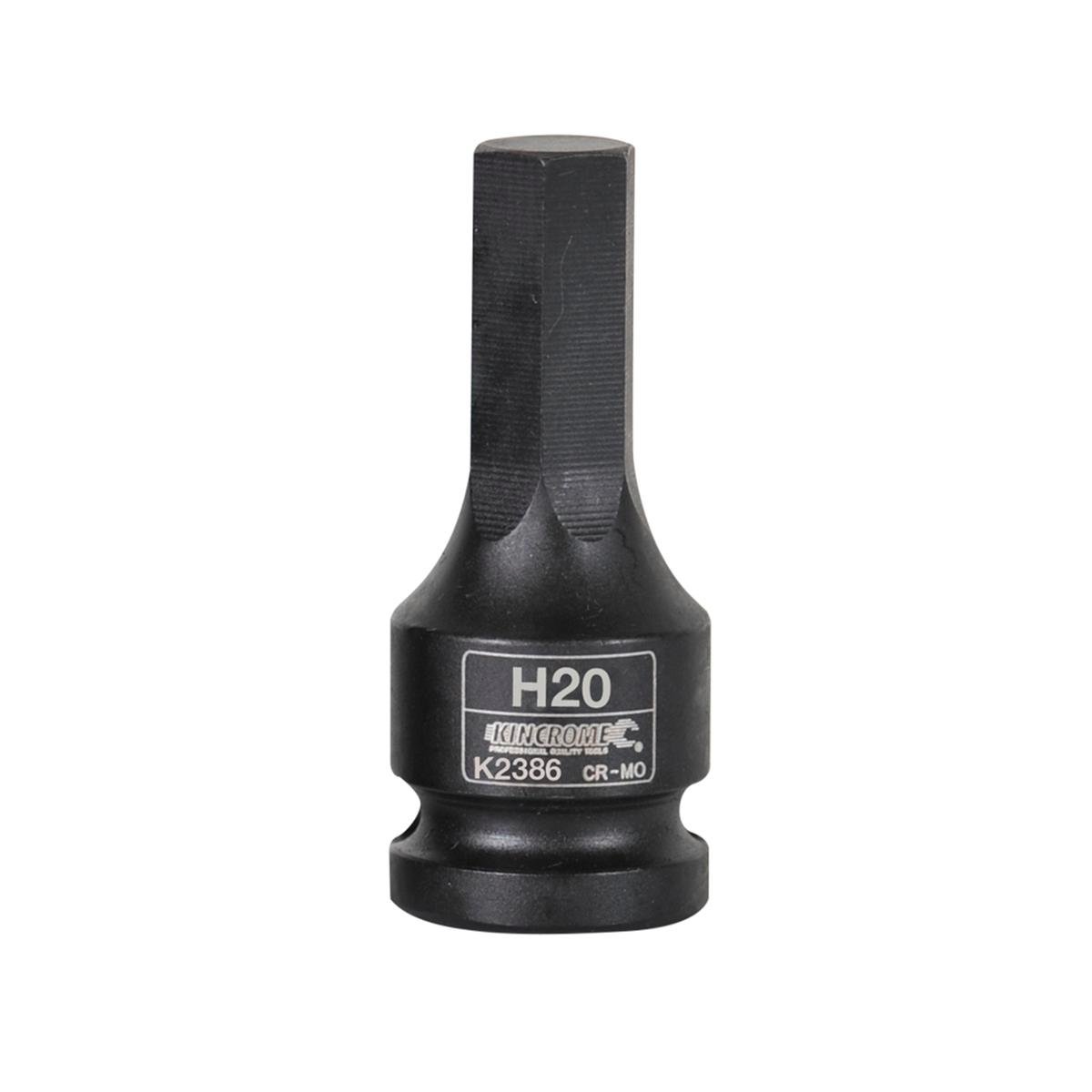 Kincrome 20mm 1/2" Drive Hex Impact Socket 78mm - Chrome Molybdenum Steel - SuperSaverAU - view 1