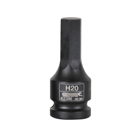 Kincrome 20mm 1/2" Drive Hex Impact Socket 78mm - Chrome Molybdenum Steel - SuperSaverAU - view 1