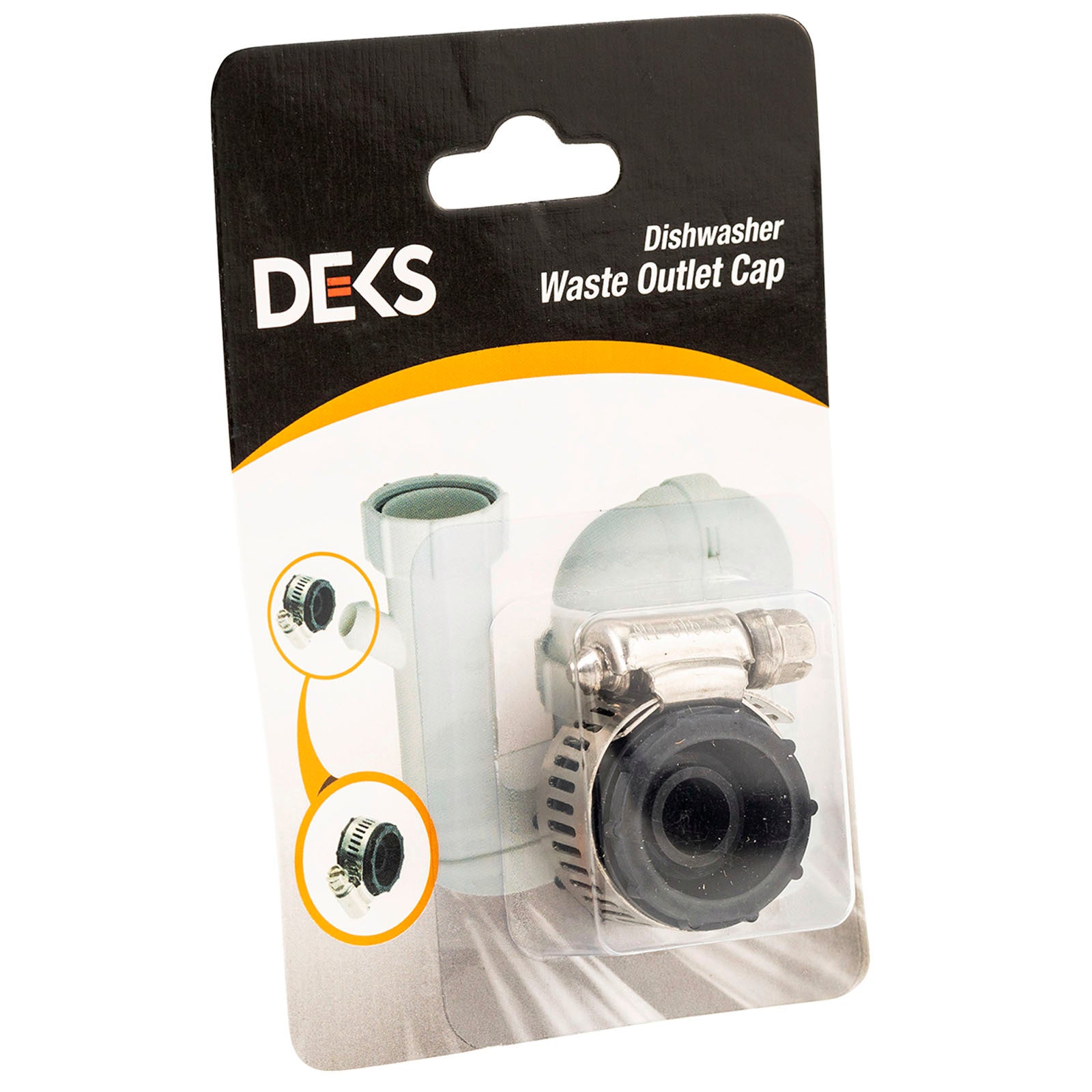 Deks 15mm EPDM Push to Connect Dishwasher Outlet Cap