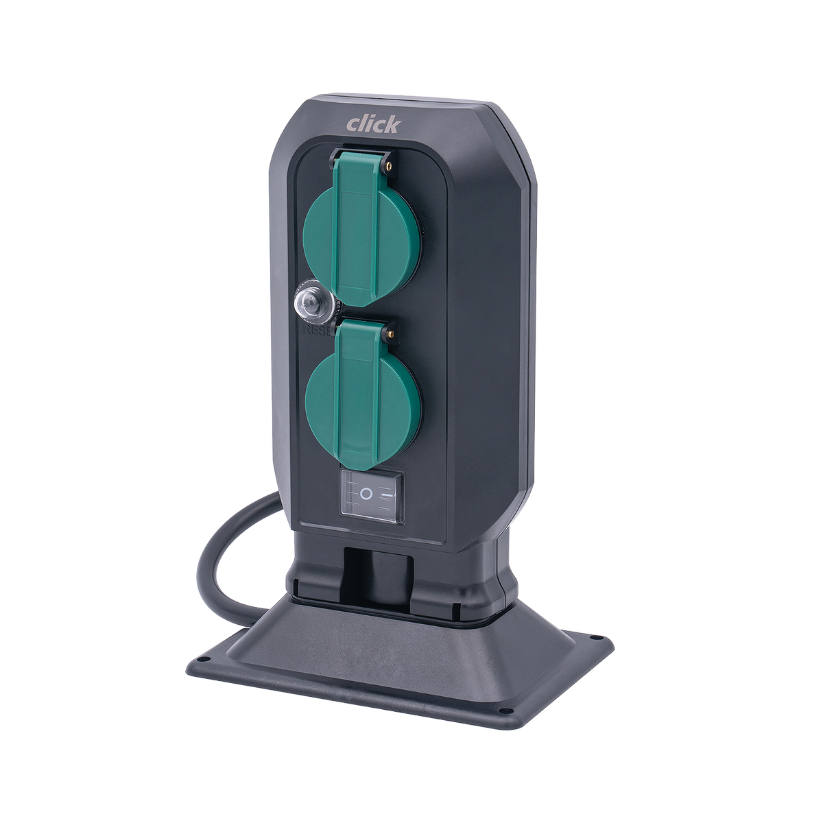 Click 4 Outlet 10A 240V Outdoor Power Garden Stake Socket CSGS234A