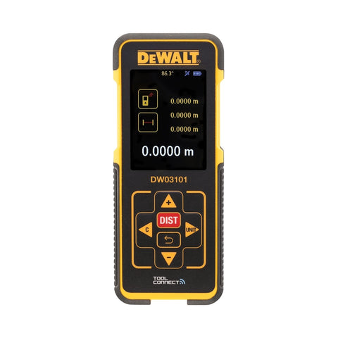 Dewalt Laser Distance Measurer - 100m - Rubber - IP65 Water Resistant - SuperSaverAU - view 1