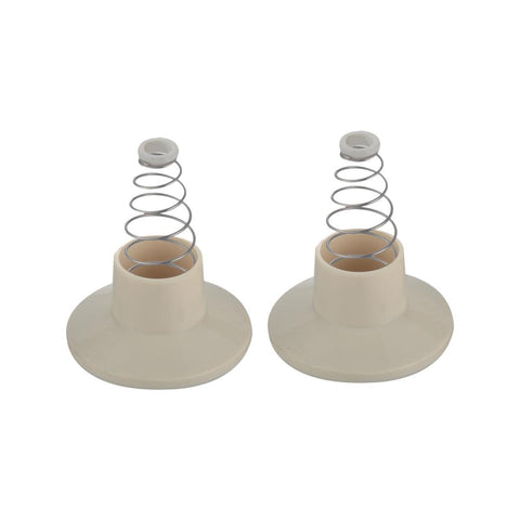 Shaw Mason Wall Flange - Pack of 2 - Plastic - Ivory Colour - SuperSaverAU - view 1