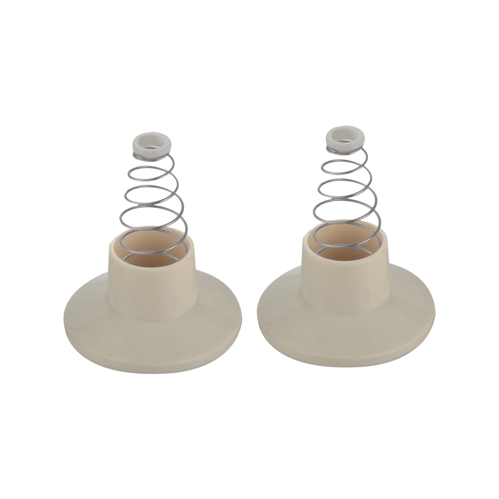 Shaw and Mason Ivory Plastic Wall Flange 2 Pack 65mm