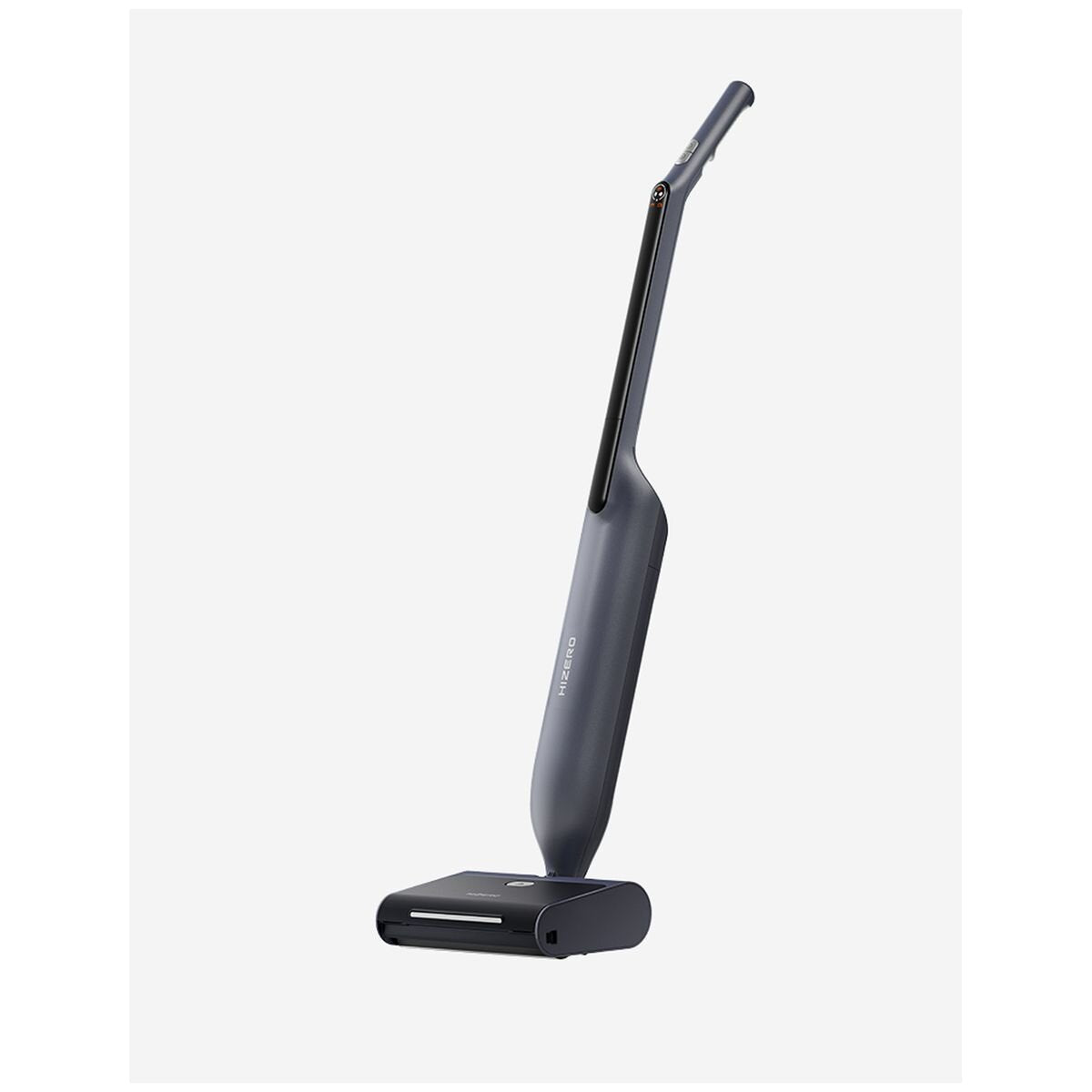 Hizero all-in-one hard floor cleaner - sweeps and mops at once, 60 minute runtime, 180 degree lay-flat - F600