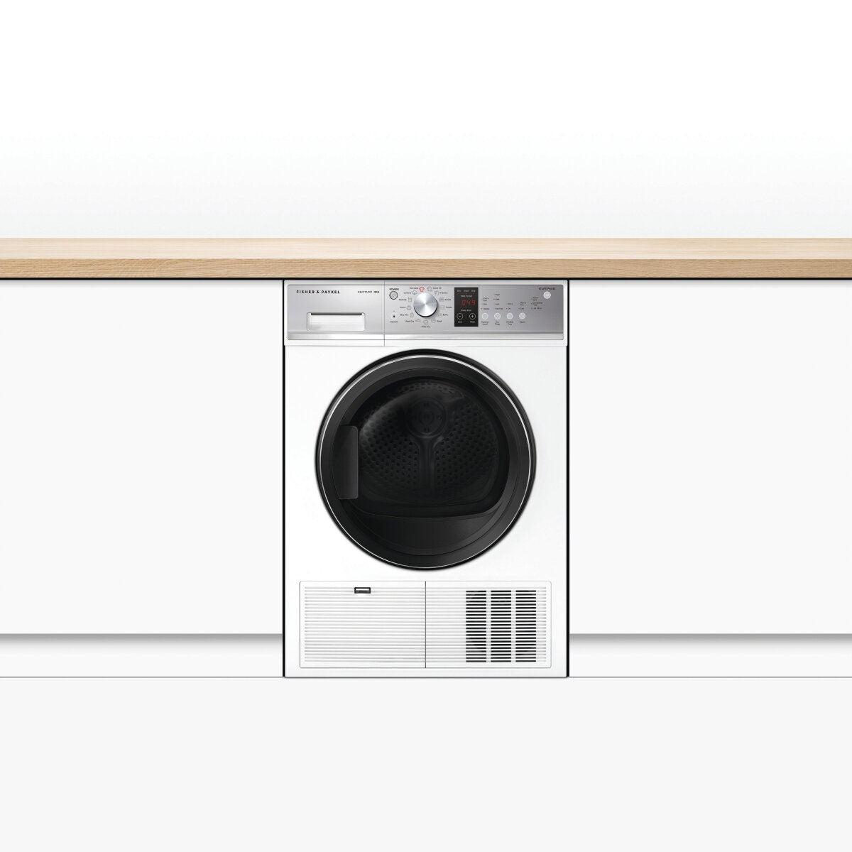 Fisher & Paykel Series 5 8kg Heat Pump Dryer - 7 Star Energy Rating, Auto Sensing, Drum Light - DH8060P3