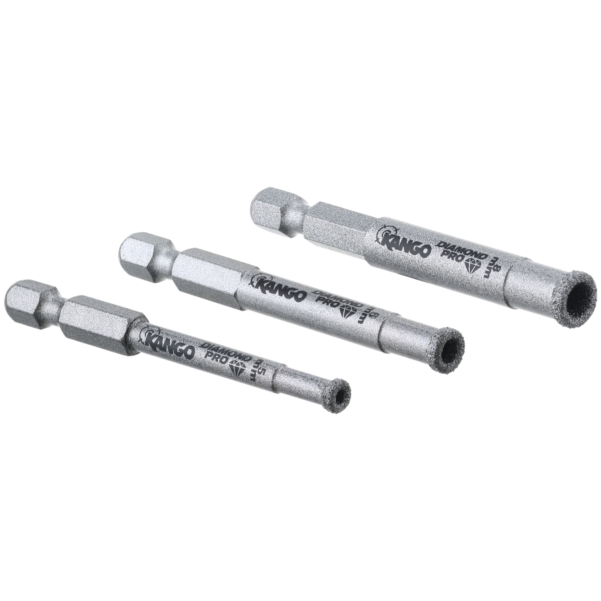 Kango Diamond Pro Mini Hole Saw 3 Pack - 5mm 6mm 8mm - Durable & Efficient - SuperSaverAU - view 2
