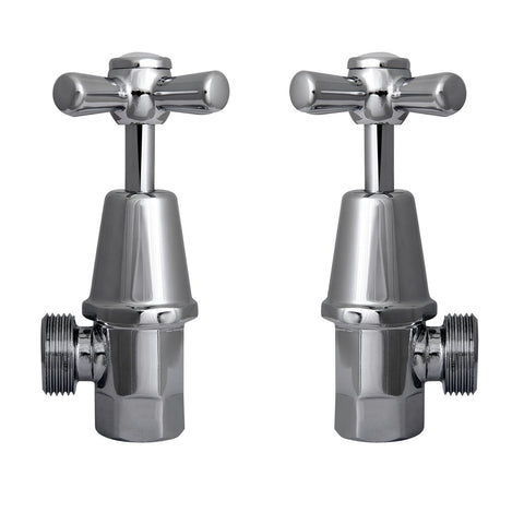 Ezyfix Chrome Classic Washing Machine Taps - 135mm Brass - Easy Install - SuperSaverAU - view 1