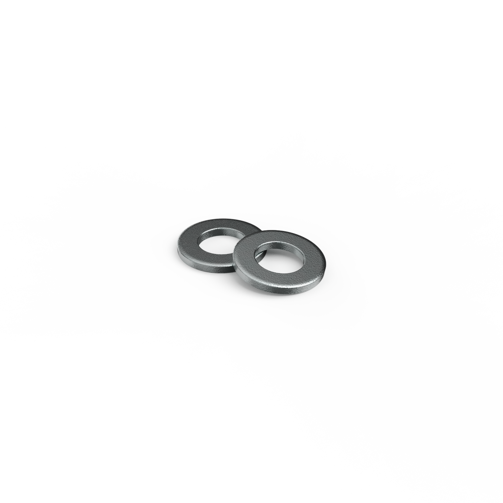 Zenith M8 Zinc Plated Flat Round Washers - 200 Pack