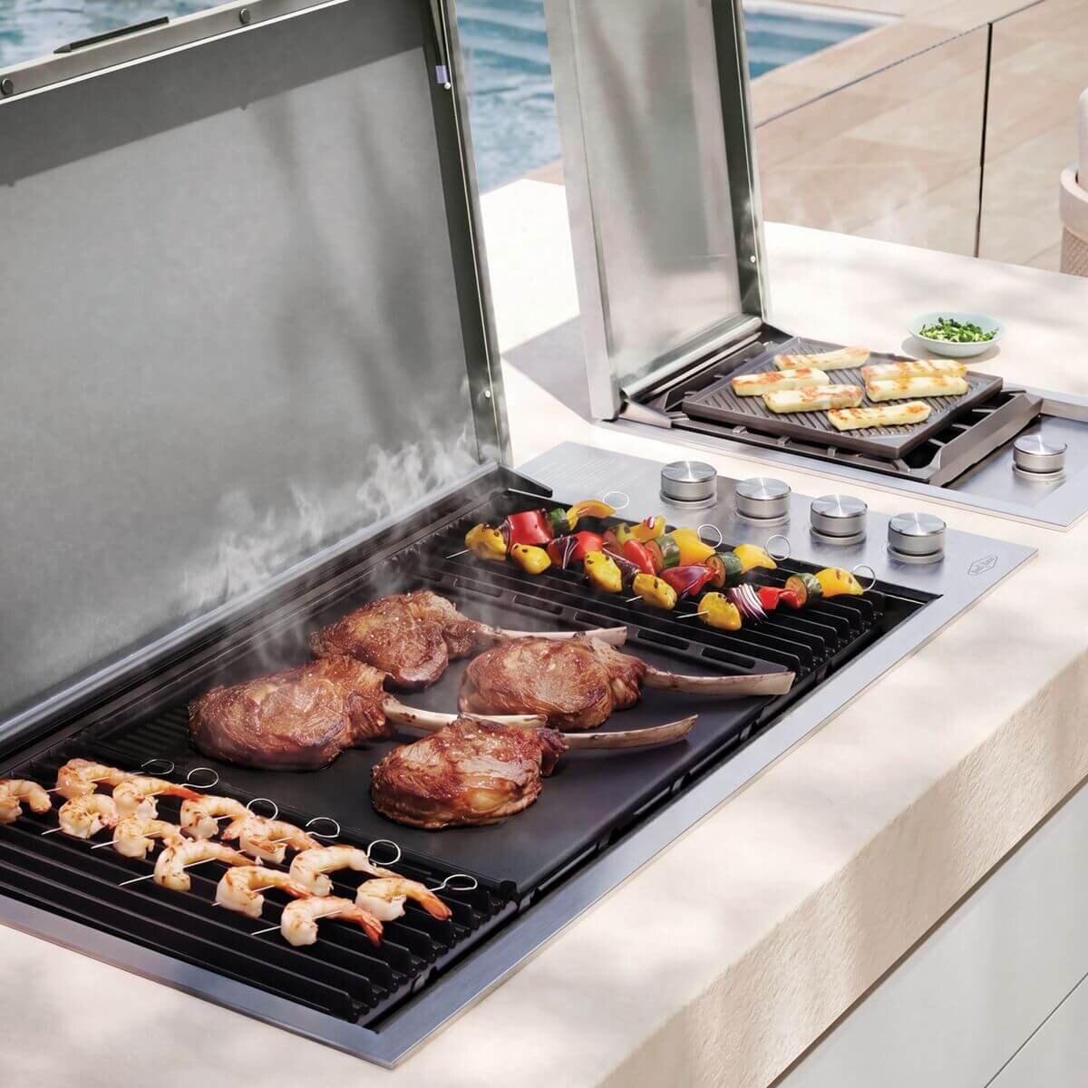 Beefeater ProLine 6 Burner Built-In Gas BBQ with Lid - 316 Marine Grade Stainless Steel - BSL158SB