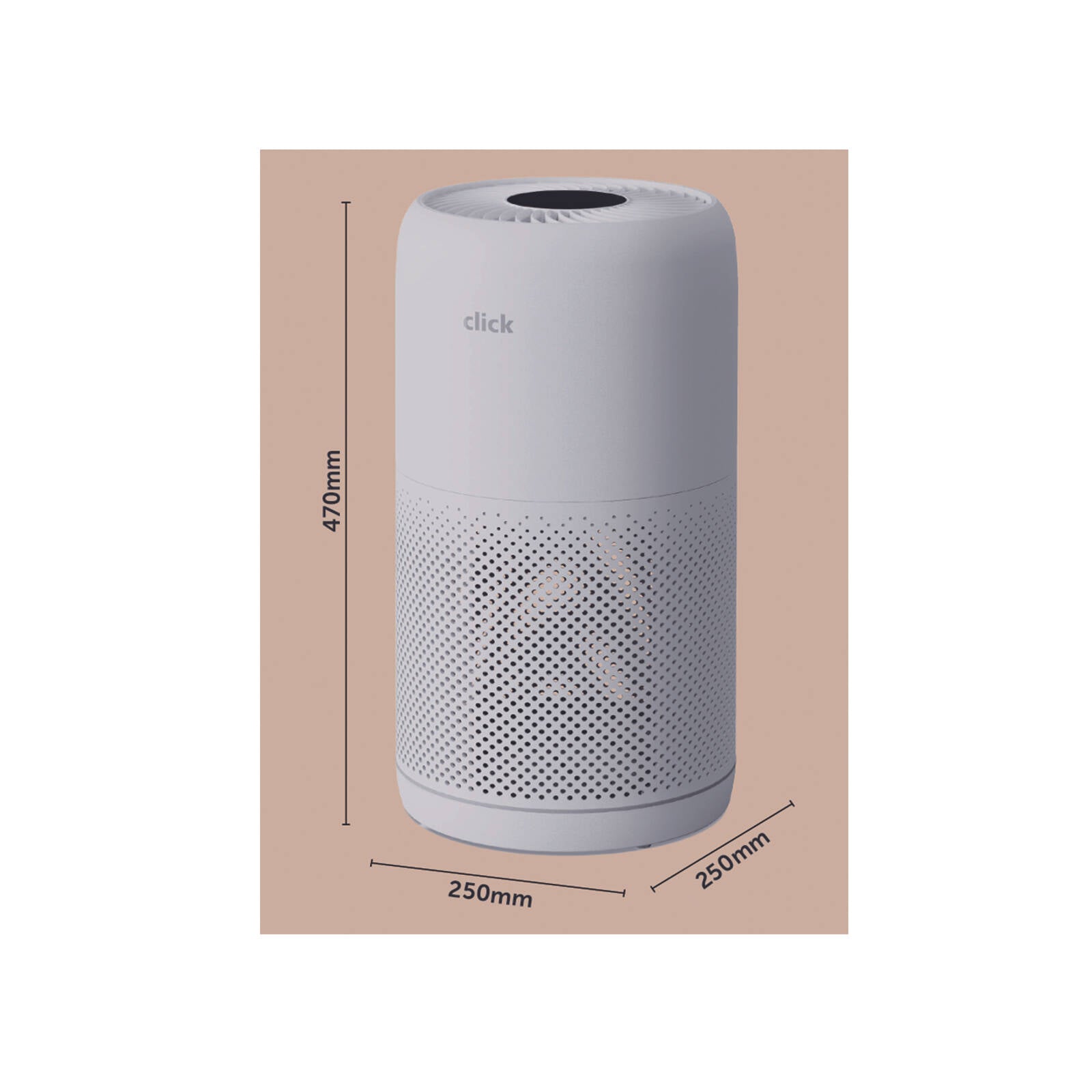 Click CADR 300 Air Purifier with HEPA Filter 26W TL2721