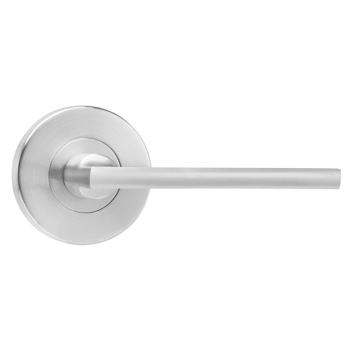 Lemaar Orba 65mm Satin Chrome Zinc Passage Set Interior Unkeyed