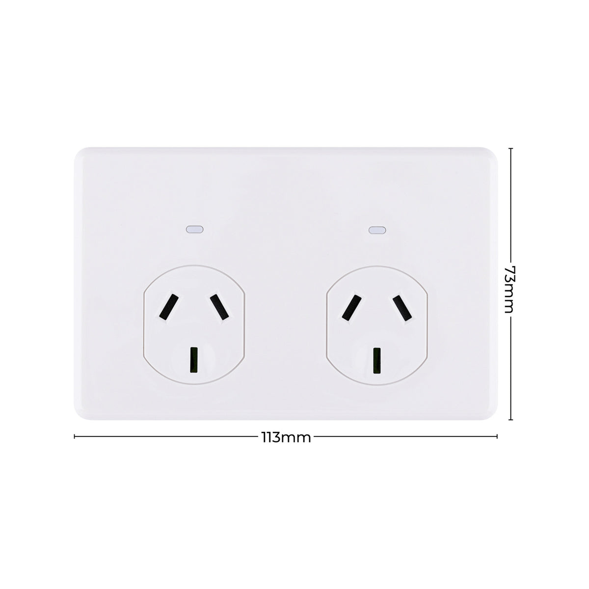 Deta X6 Series Auto Switch Double Power Point 250V Polycarbonate 6422B