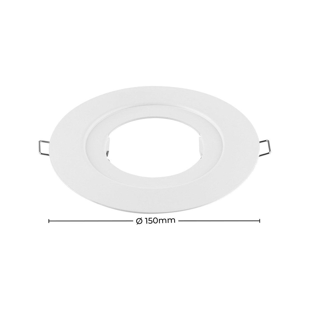 Deta 70mm Downlight Conversion Plate for 85-130mm Cutout, Metal, Indoor DET006