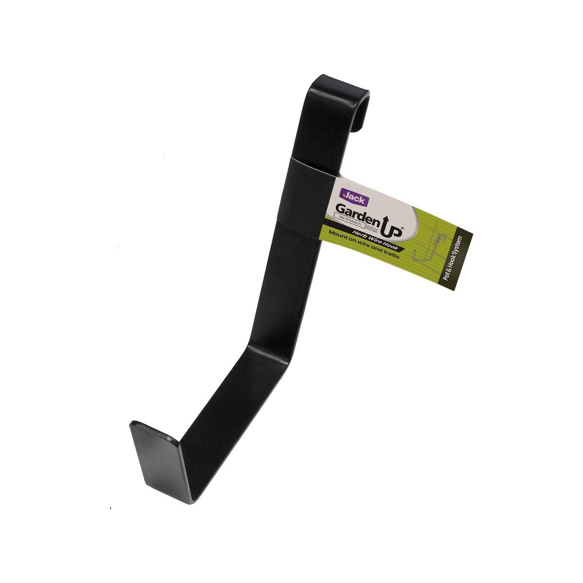 Jack Garden Up Classic Slat Hook - Steel - 170mm - Modern Black Finish - SuperSaverAU - view 1