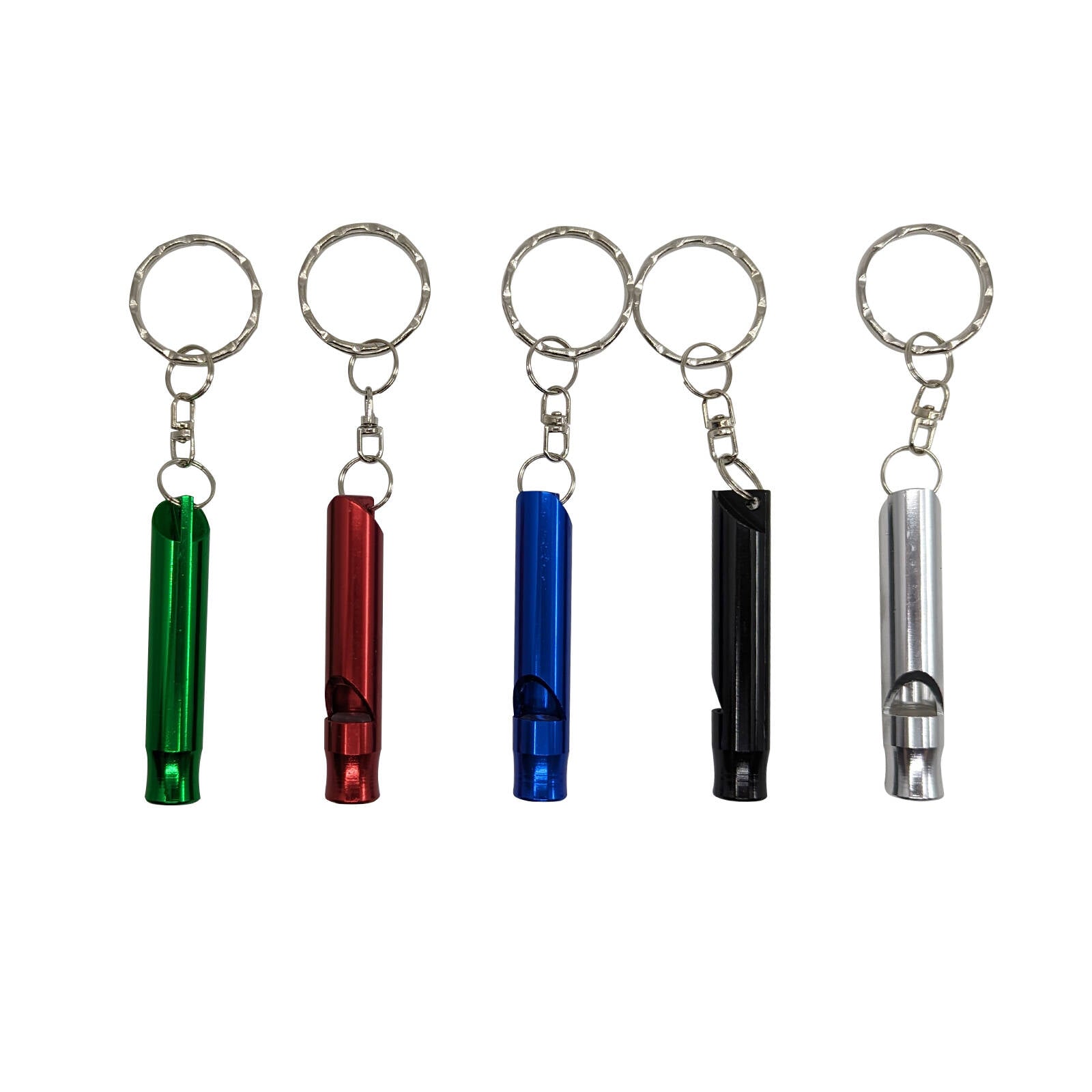 Key Essentials Key Ring Whistle 57mm Steel Assorted