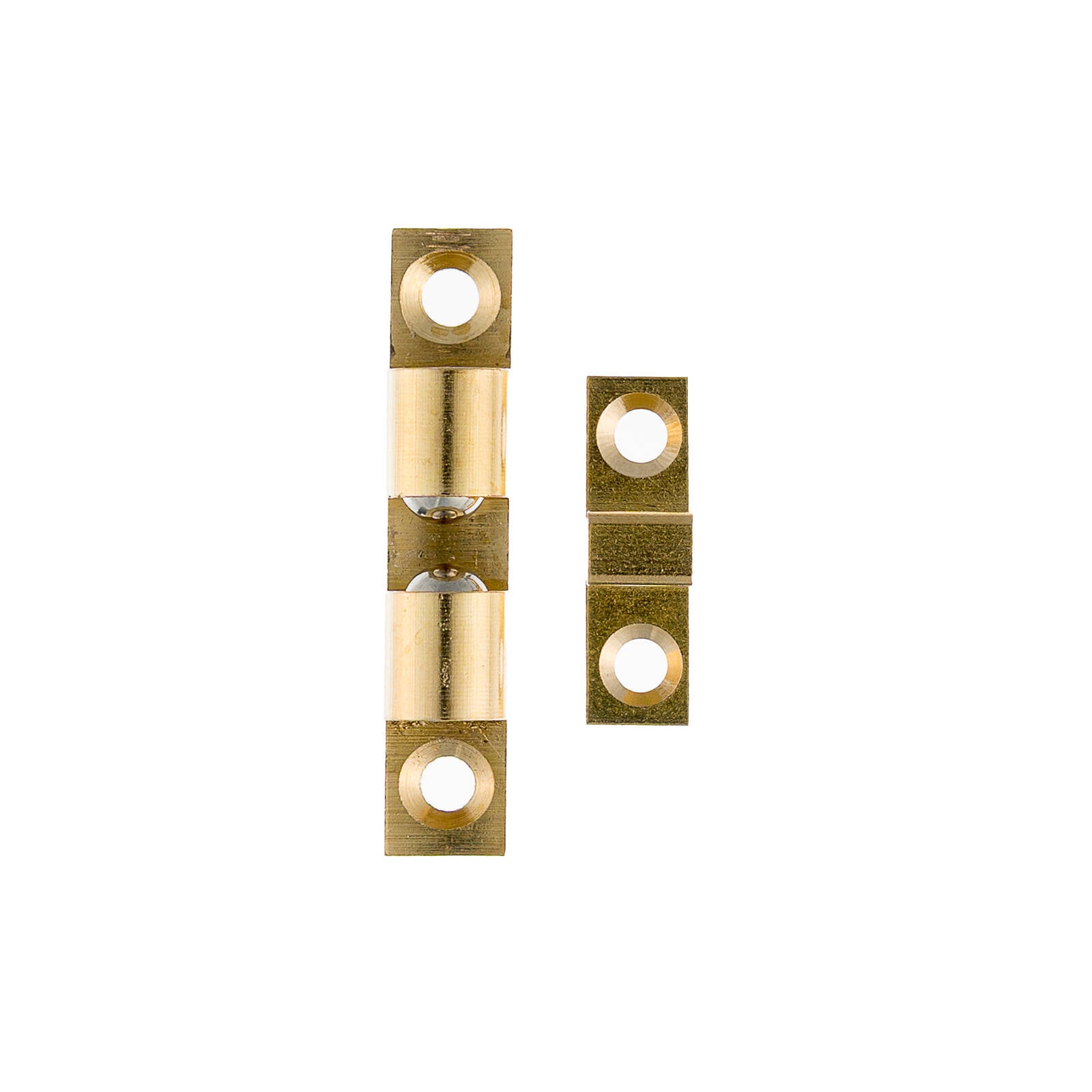 Taskmaster 50mm Solid Brass Double Ball Catch 2 Pack