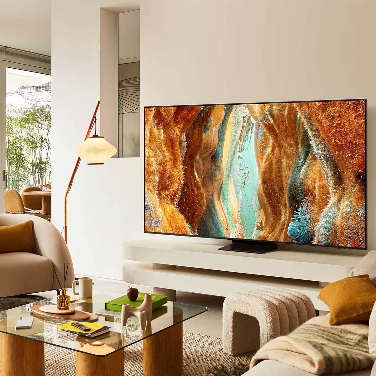 Samsung 65 Inch QN70F Neo QLED 4K Smart TV - Mini LED, 4K AI Upscaling - QA65QN70FAWXXY