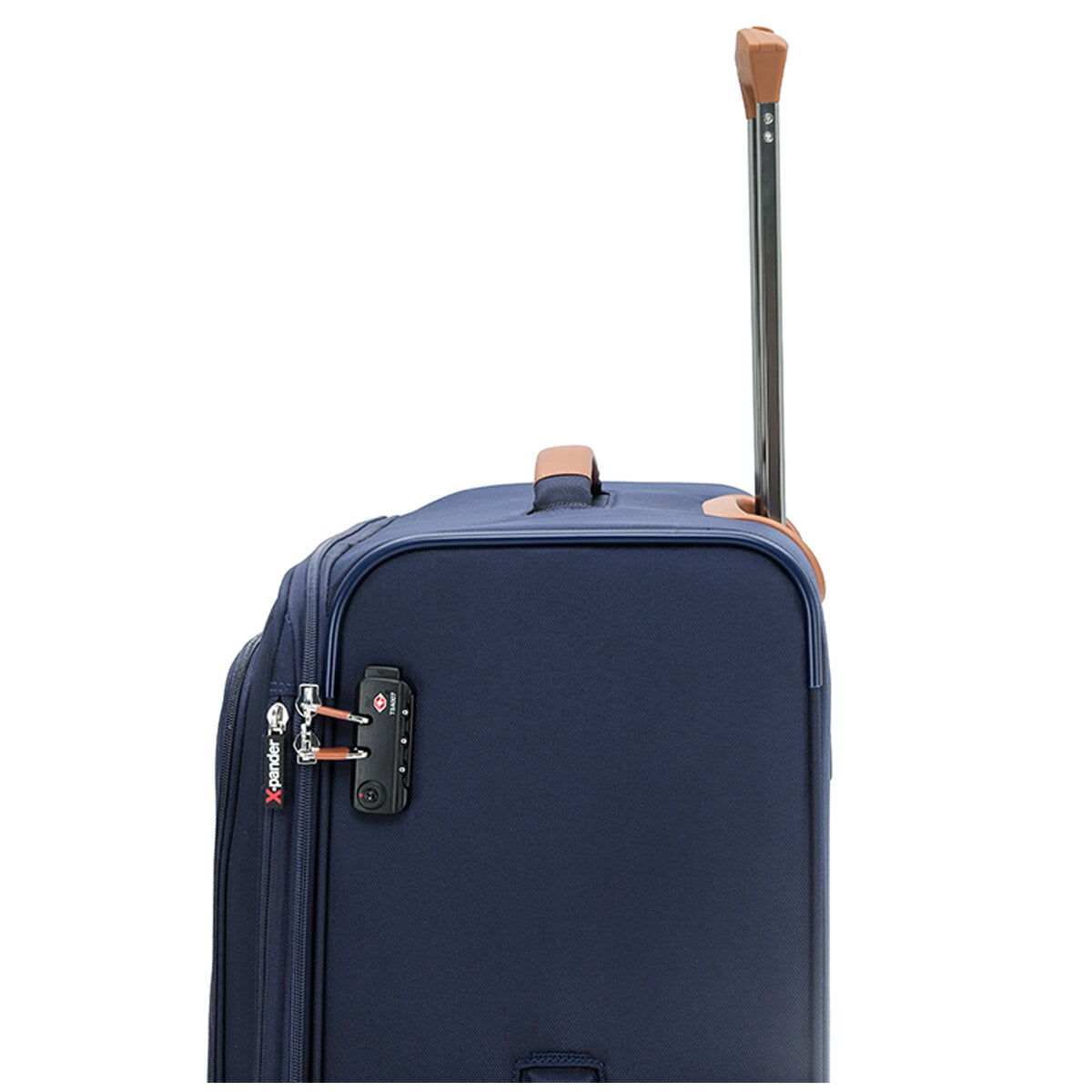 Tosca Park Avenue 3-Piece Luggage Set TCA6923 Navy Tan, Lightweight Nylon, TSA Locks - SuperSaverAU - view 11