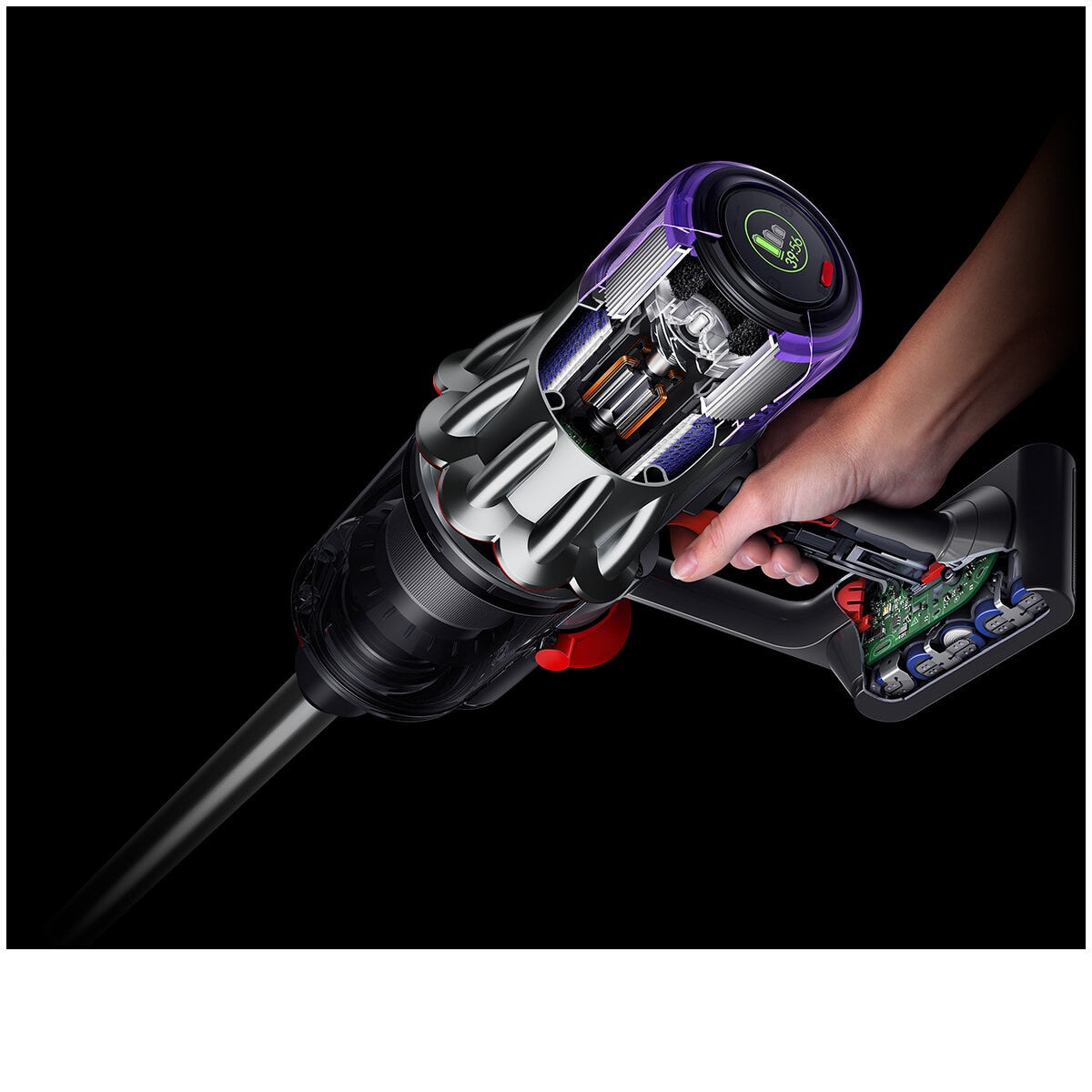 Dyson V9 Submarine 303946-01 Cordless Vacuum, 100AW Suction, 40min Battery, 2kg Lightweight - SuperSaverAU - view 7
