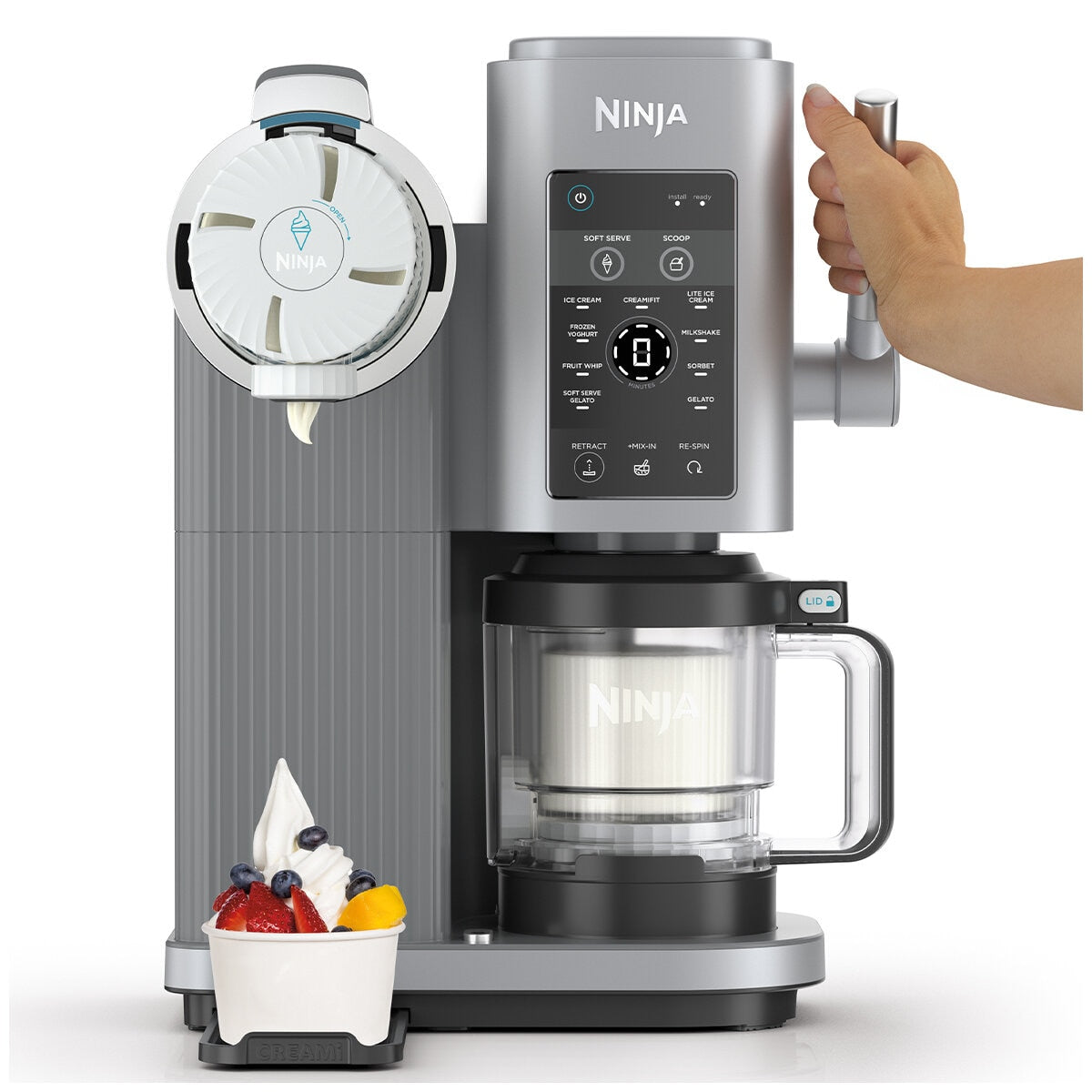 Ninja Swirl Creami NC701ANZ Ice Cream Maker with Creamify Tech & 6 Soft Serve Programs - SuperSaverAU - view 6