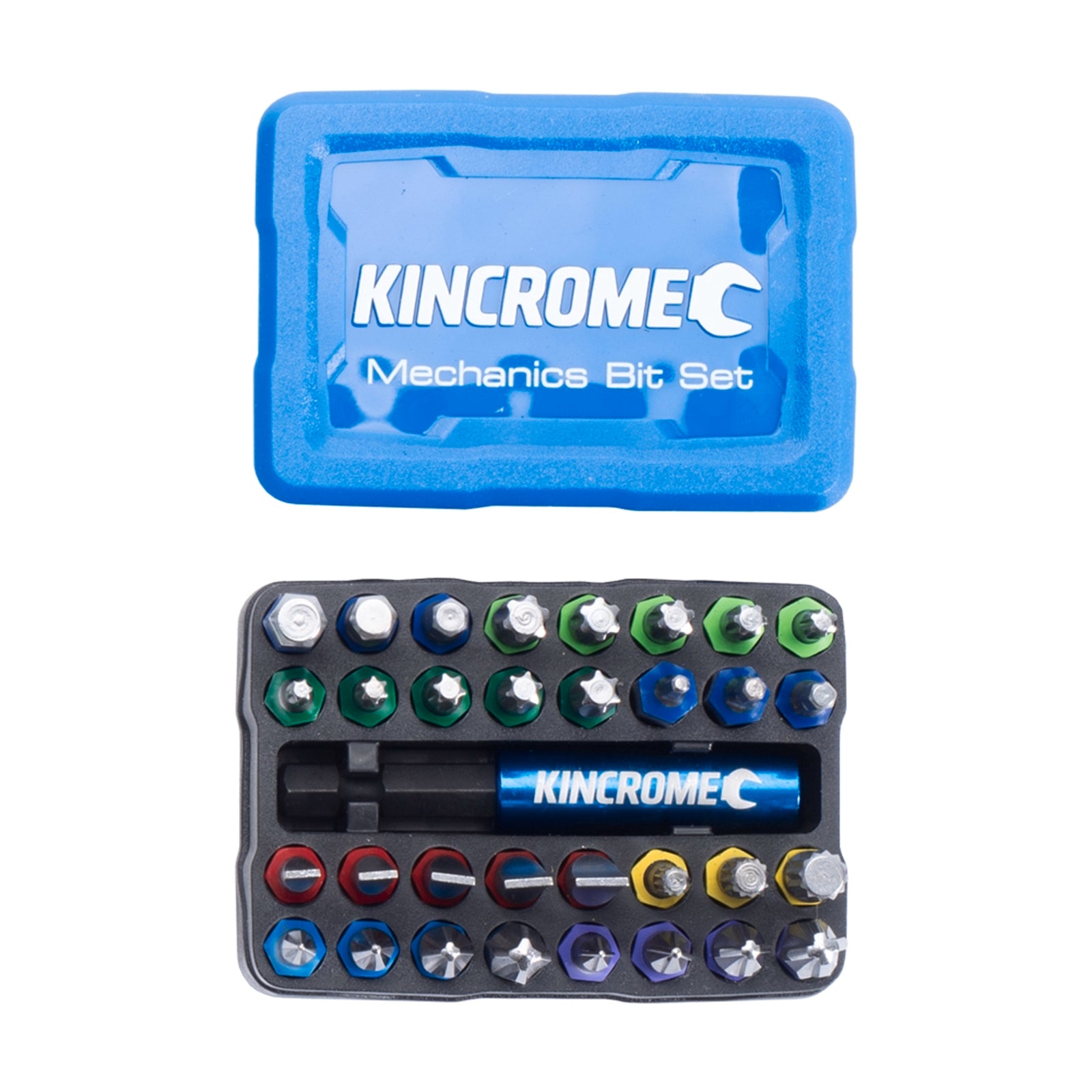 Kincrome 33 Piece S2 Steel Mechanics Bit Set 1/4" Hex